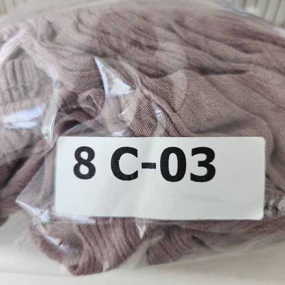 Free People Blouson Mini Dress Size XS Boho Tunic Balloon Sleeve Raw Hem Crinkle - Picture 13 of 13